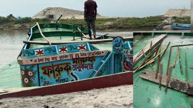 গোয়াইনঘাটে অবৈধভাবে বালু উত্তোলনে থানায় অভিযোগ, দুই পক্ষের প