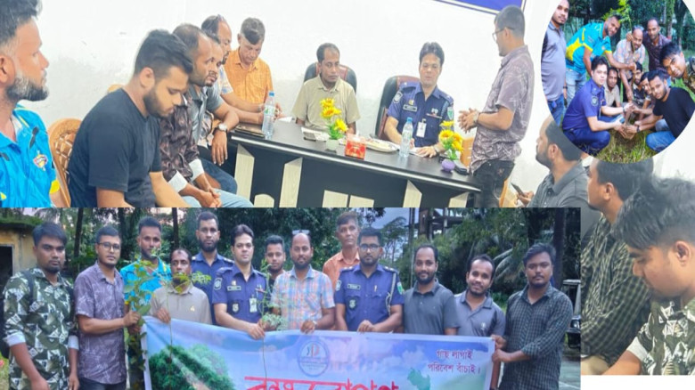 গোয়াইনঘাটে অনলাইন প্রেস ক্লাবের সাথে নবাগত ওসির মতবিনিময় ও