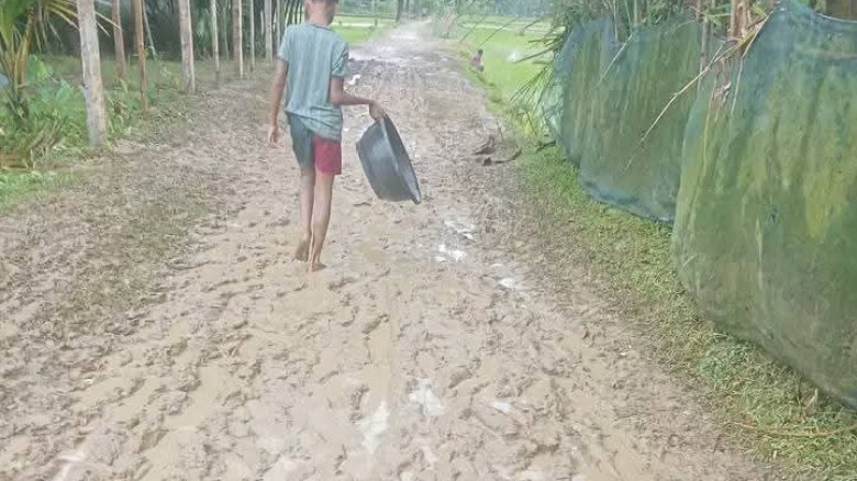 গোয়াইনঘাটে কোওরবাজার-জুজমহল সড়কের বেহাল দশা, চরম দুর্ভোগে শিক্ষার্থী ও লক্ষাধিক মানুষ