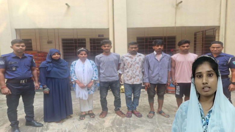 জাফলং প্রজাপতি হোটেল থেকে মানবপাচারকারী চক্রের ৪ সদস্য গ্রেপ